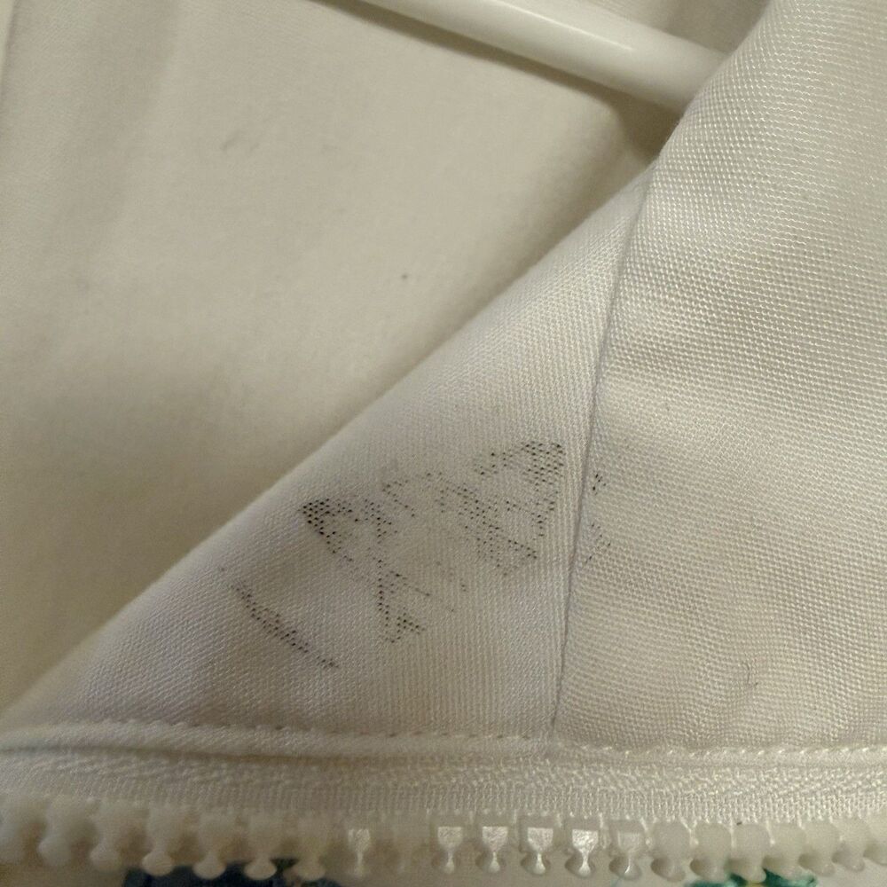 VTG Koret Francisca Full Zip Jacket XL White Multi Patch Grandmacore 90s - Picture 5 of 9